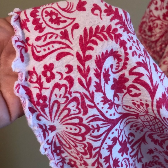 Womens top, elastic neck line with tie, paisley beautiful pattern - Picture 7 of 14